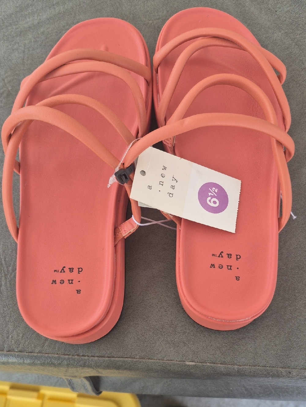 a new day Coral Multi-Strap Slide Sandals